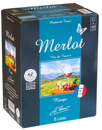 Miniature JL Parsat - Vin de France Rouge Merlot HVE 3